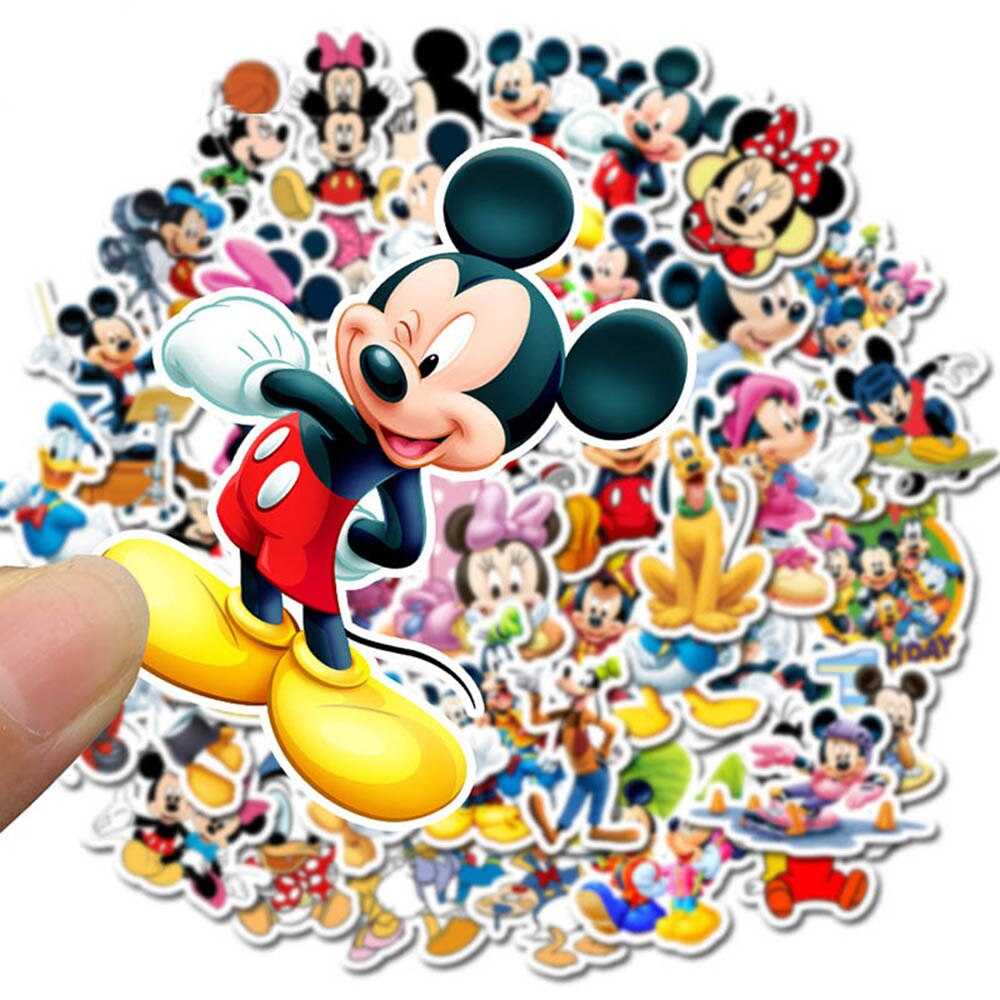 Disney Cute Mickey Mouse and Donald Duck Stickers Pack | Famous Bundle Stickers | Waterproof Bundle Stickers