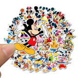 Disney Cute Mickey Mouse and Donald Duck Stickers Pack | Famous Bundle Stickers | Waterproof Bundle Stickers