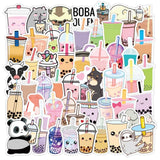 Cute Drink Anime Stickers Aesthetic Kawaii Laptop Guitar Luggage Fridge Phone Graffiti Sticker Decal Kid Classic Toys