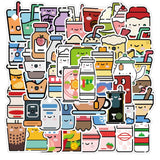 Cute Drink Anime Stickers Aesthetic Kawaii Laptop Guitar Luggage Fridge Phone Graffiti Sticker Decal Kid Classic Toys