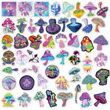 Cute Mushroom Cartoon Graffiti Stickers