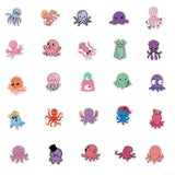 Cute Octopus Stickers Pack | Famous Bundle Stickers | Waterproof Bundle Stickers