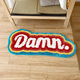 DAMN Letter Element Rug: Edgy Style and Comfort in Every Detail