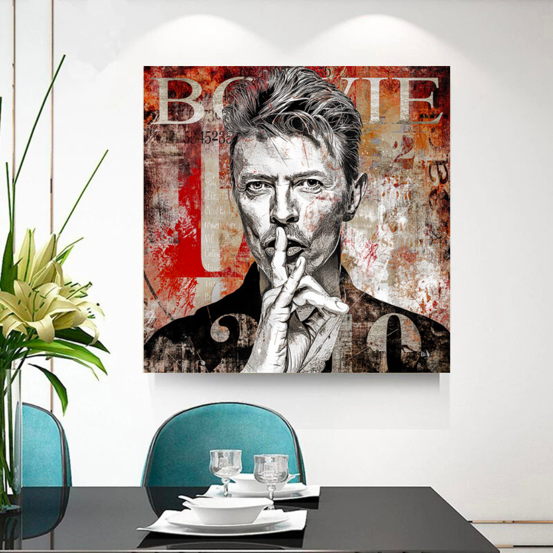 David Bowie Leinwand-Wandkunst: Einzigartige und ikonische Meisterwerke