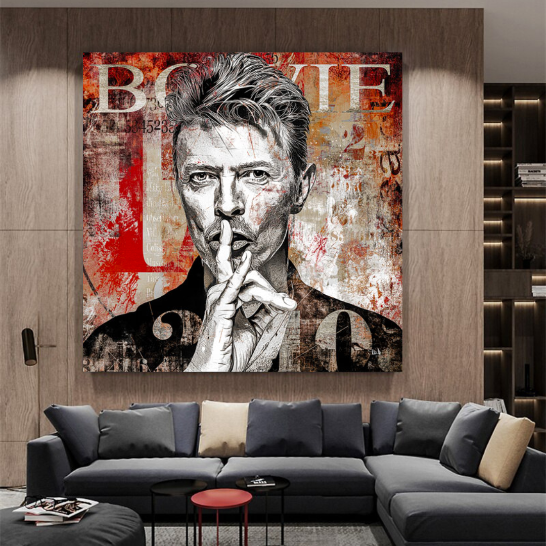 Décoration murale sur toile David Bowie : chefs-d'œuvre uniques et emblématiques