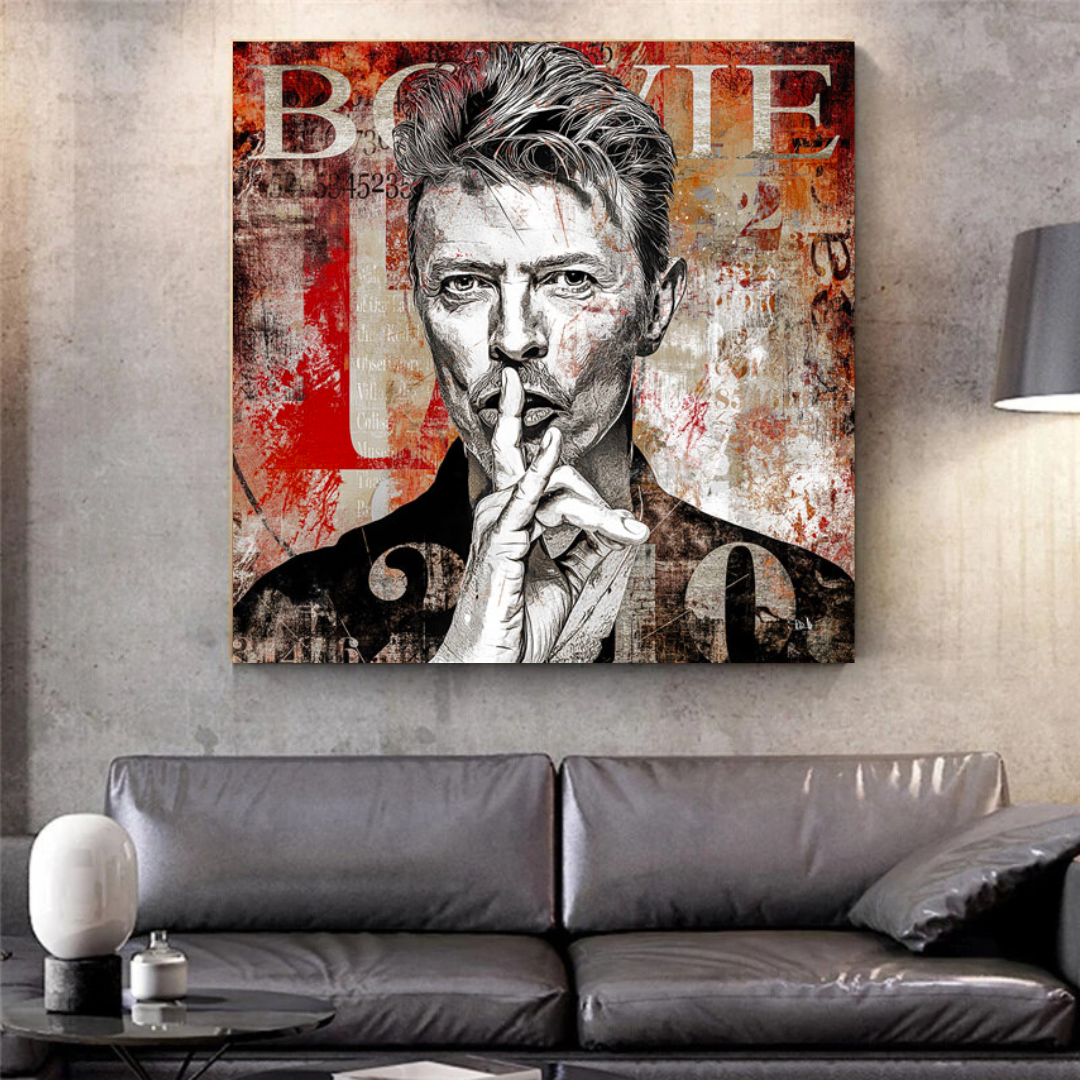 Décoration murale sur toile David Bowie : chefs-d'œuvre uniques et emblématiques