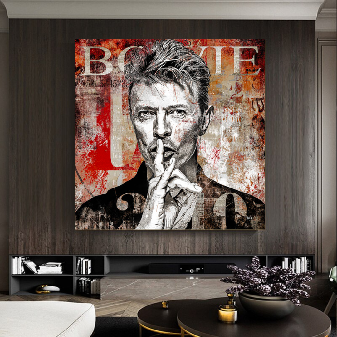 Décoration murale sur toile David Bowie : chefs-d'œuvre uniques et emblématiques