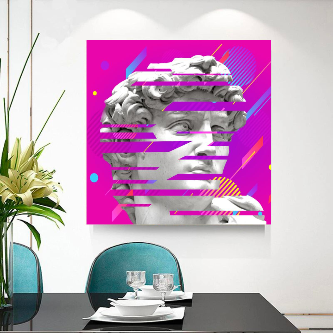 David Sculpture Canvas Wall Art