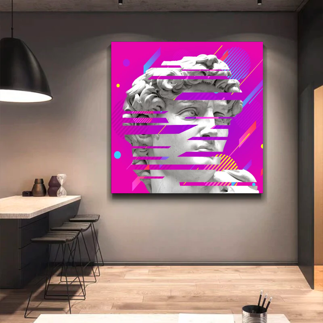 David Sculpture Canvas Wall Art