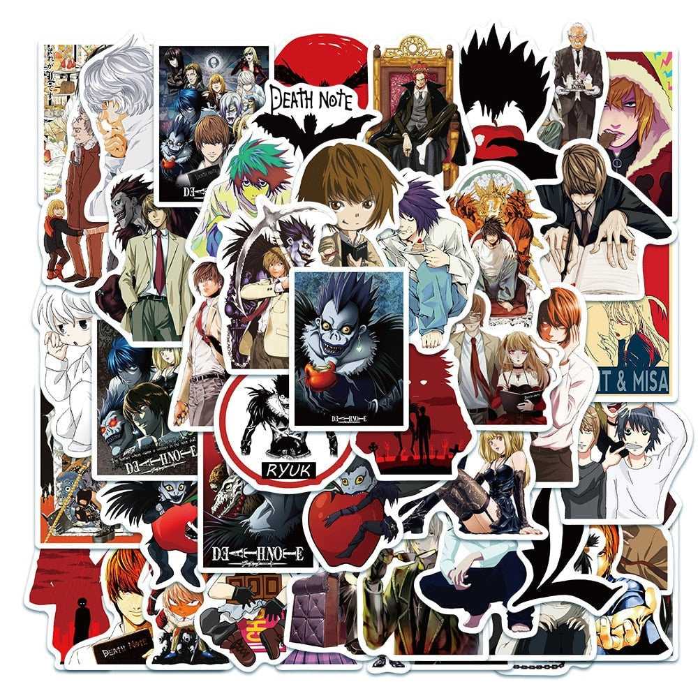 Death Note Stickers Pack | Famous Bundle Stickers | Waterproof Bundle Stickers