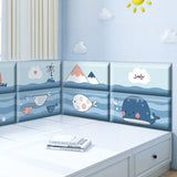 3D Thicken Anti-collision Waterproof Marine Landscape Animals Wall Stickers For Kids Rooms Wall Decoration Bedroom Decor Sticker