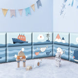 3D Thicken Anti-collision Waterproof Marine Landscape Animals Wall Stickers For Kids Rooms Wall Decoration Bedroom Decor Sticker