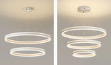 Lustre d'escalier LED Rings : une élégance inégalée