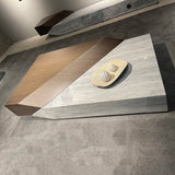 Italian Style Luxury Marble & Wood Coffee Table - GraffitiWallArt