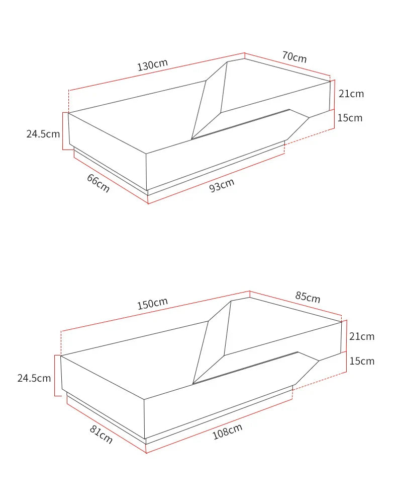 Italian Style Luxury Marble & Wood Coffee Table - GraffitiWallArt