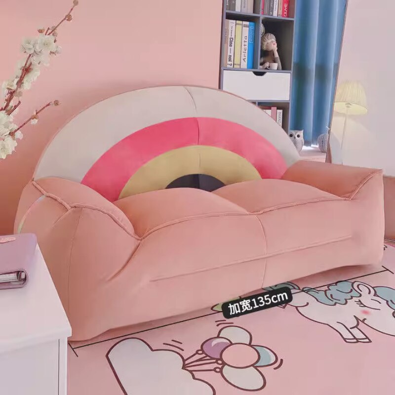 Designer Rainbow Bean Bag Recliner Chair Sofa