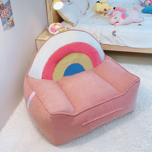 Designer Rainbow Bean Bag Recliner Chair Sofa