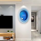 Orologio da parete di design: Orologio da parete di stile moderno digitale a capsula
