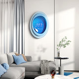 Orologio da parete di design: Orologio da parete di stile moderno digitale a capsula