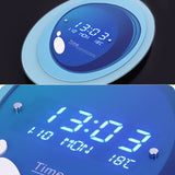 Designer Wall Clock: Modern Digital Capsule Style Wall Clock