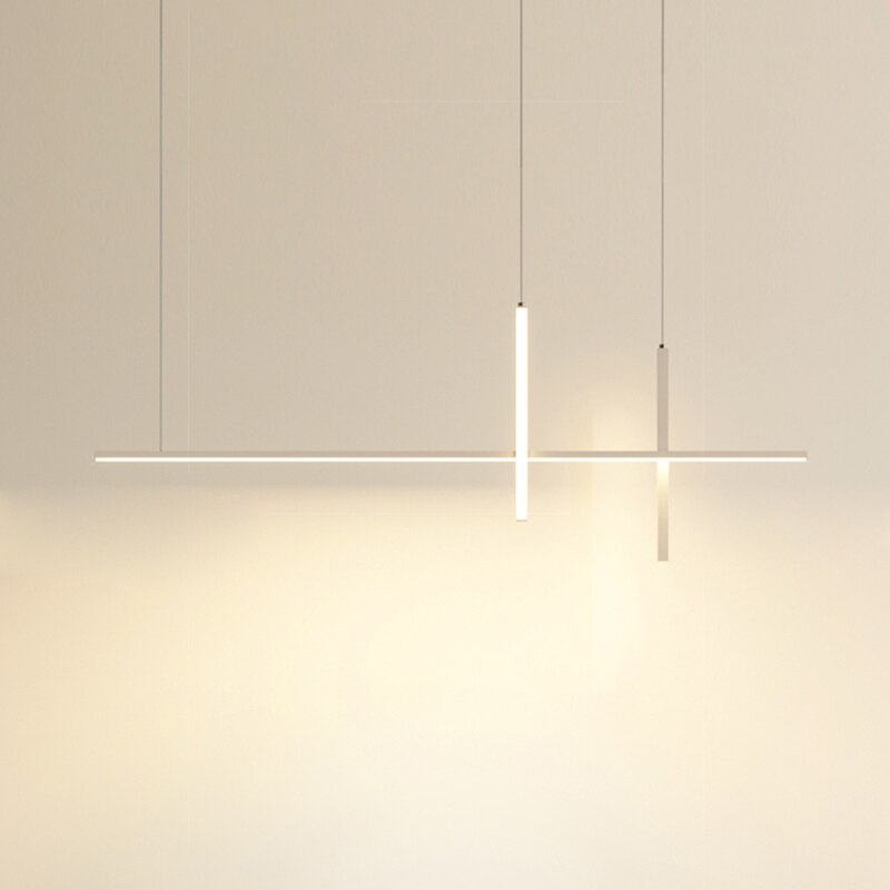 Esszimmer-Kronleuchter LED – minimalistische Streifen-Designerlampe