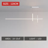 Lámpara de diseño de tira minimalista LED para comedor