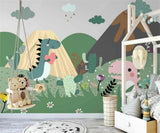 DinoLand Adventure Kids Room Dinosaur Wallpaper