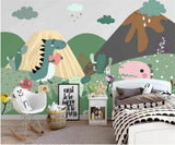 DinoLand Adventure Kids Room Dinosaur Wallpaper