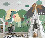 DinoLand Adventure Kids Room Dinosaur Wallpaper