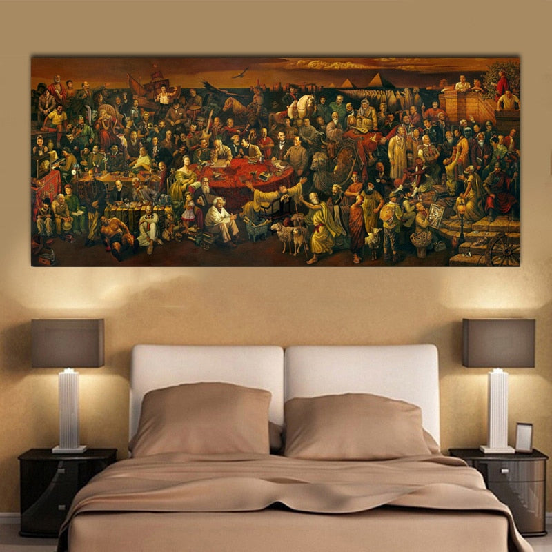 Discussing Divine Comedy Canvas Wall Art