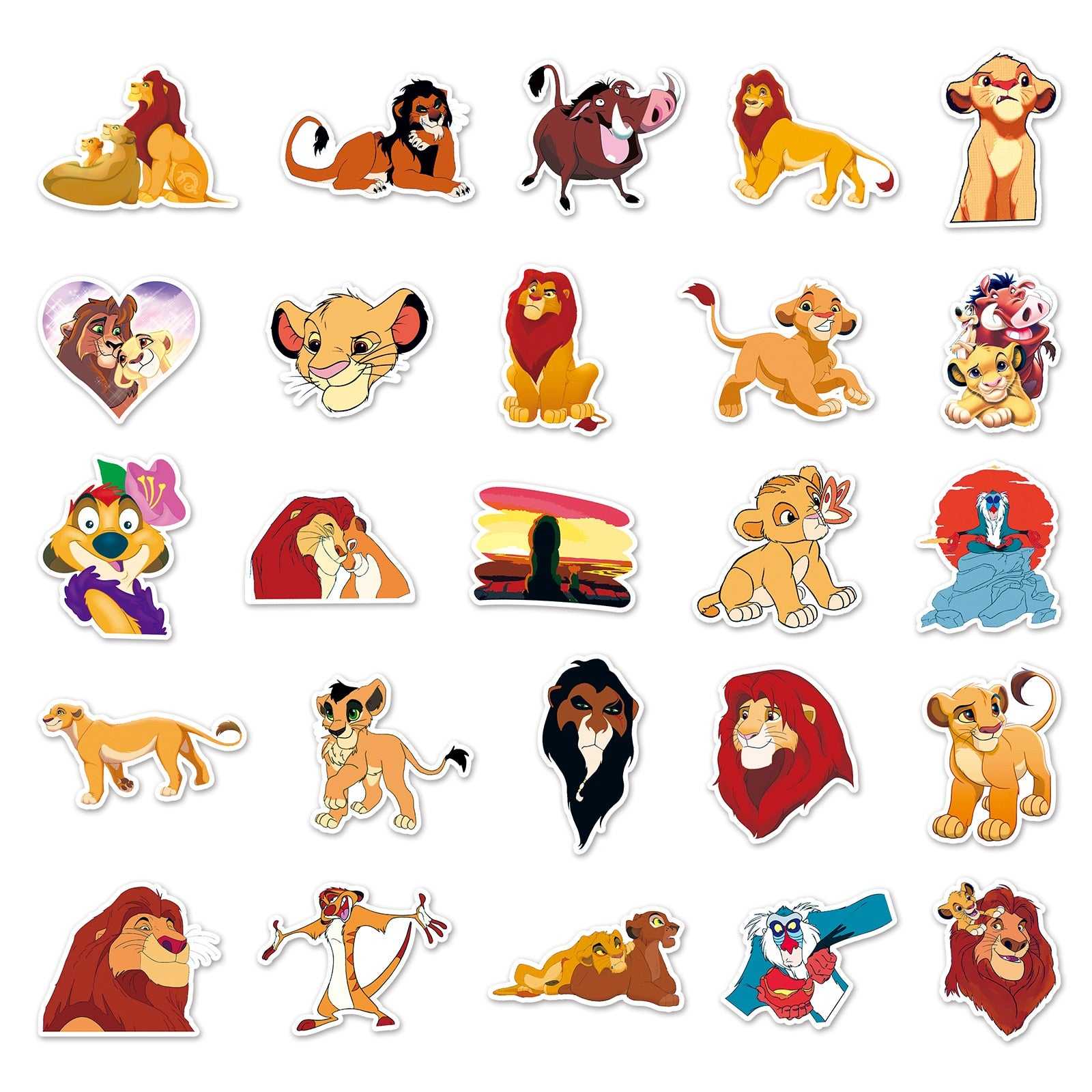 Disney Cartoon The Lion King Graffiti Stickers