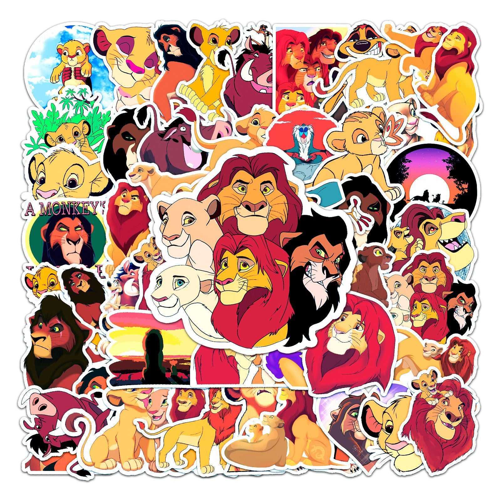 Disney Cartoon The Lion King Graffiti Stickers