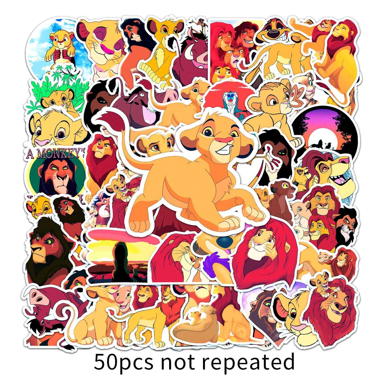 Disney Cartoon The Lion King Graffiti Stickers