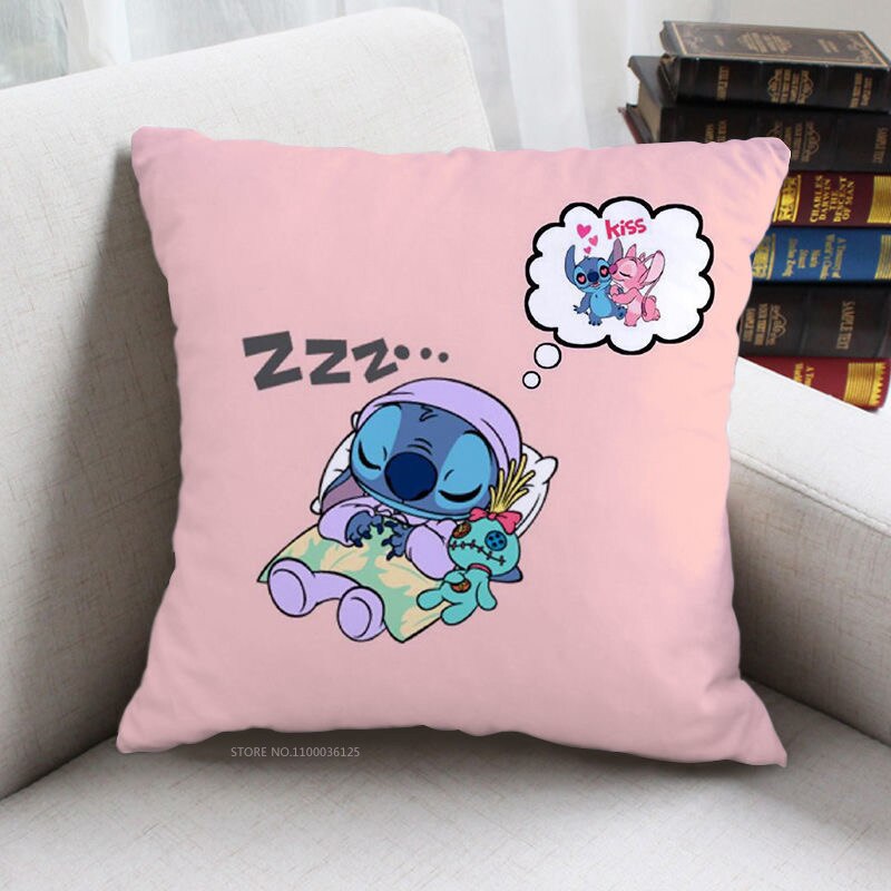 Disney Cushion Cover Pillowcase Lilo and Stitch Pillow Cases