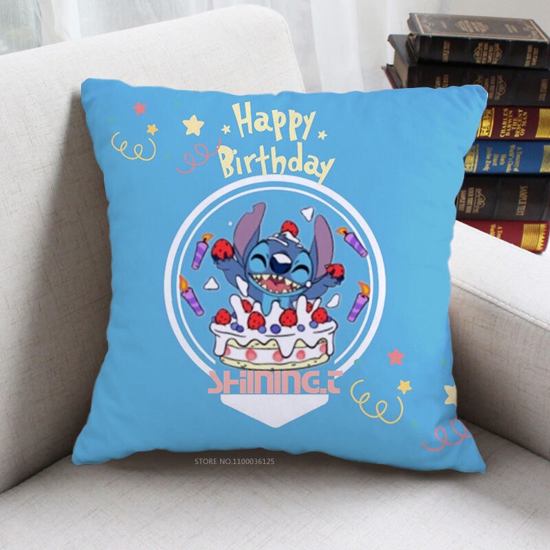 Disney Cushion Cover Pillowcase Lilo and Stitch Pillow Cases