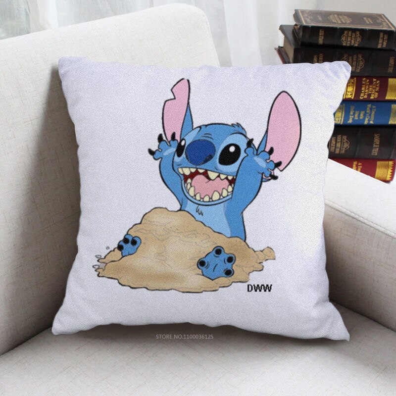 Disney Cushion Cover Pillowcase Lilo and Stitch Pillow Cases