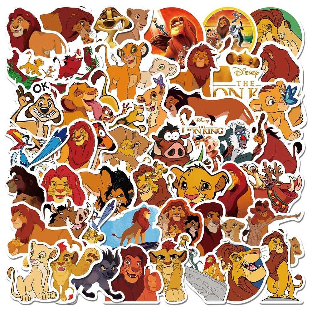 Disney The Lion King Stickers Pack | Famous Bundle Stickers | Waterproof Bundle Stickers