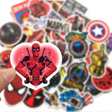 Disney Movie Marvel The Avengers Stickers Waterproof Skateboard Guitar Luggage Laptop Cartoon Sticker Kids Toys