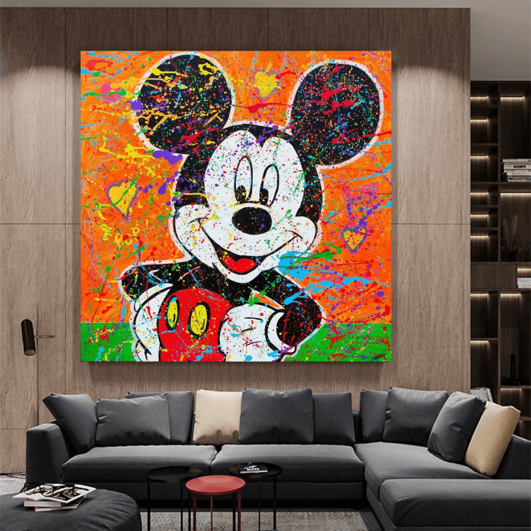 Affiche Disney Mickey Mouse - Mettez la main sur l'art classique !