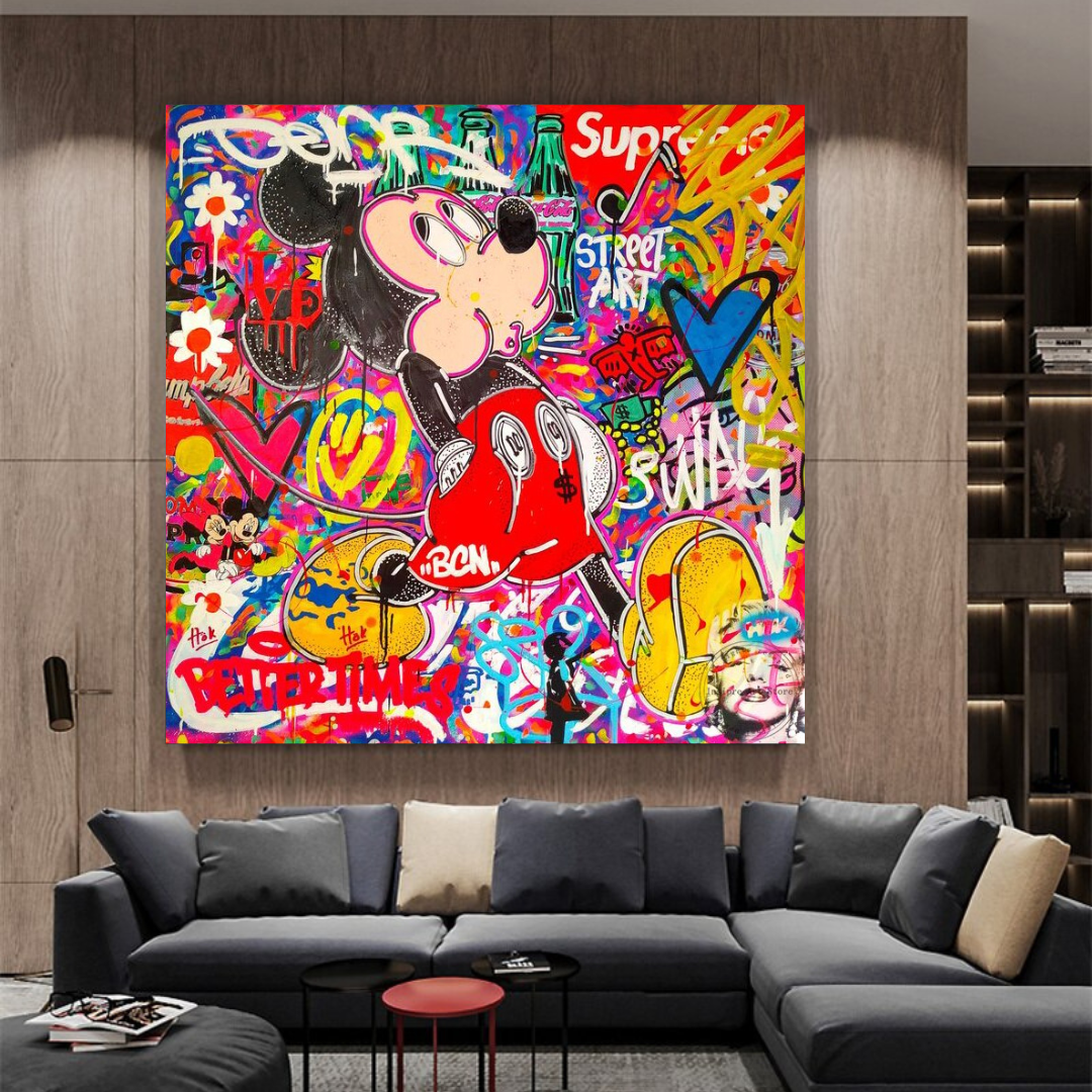 Disney Mickey Mouse Supreme Canvas Wall Art