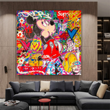 Décoration murale sur toile Disney Mickey Mouse Supreme