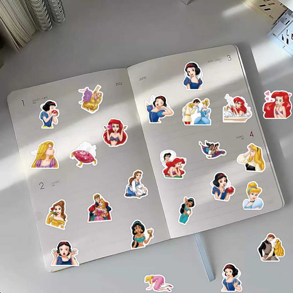 Disney Mix Cute Princess Graffiti Stickers