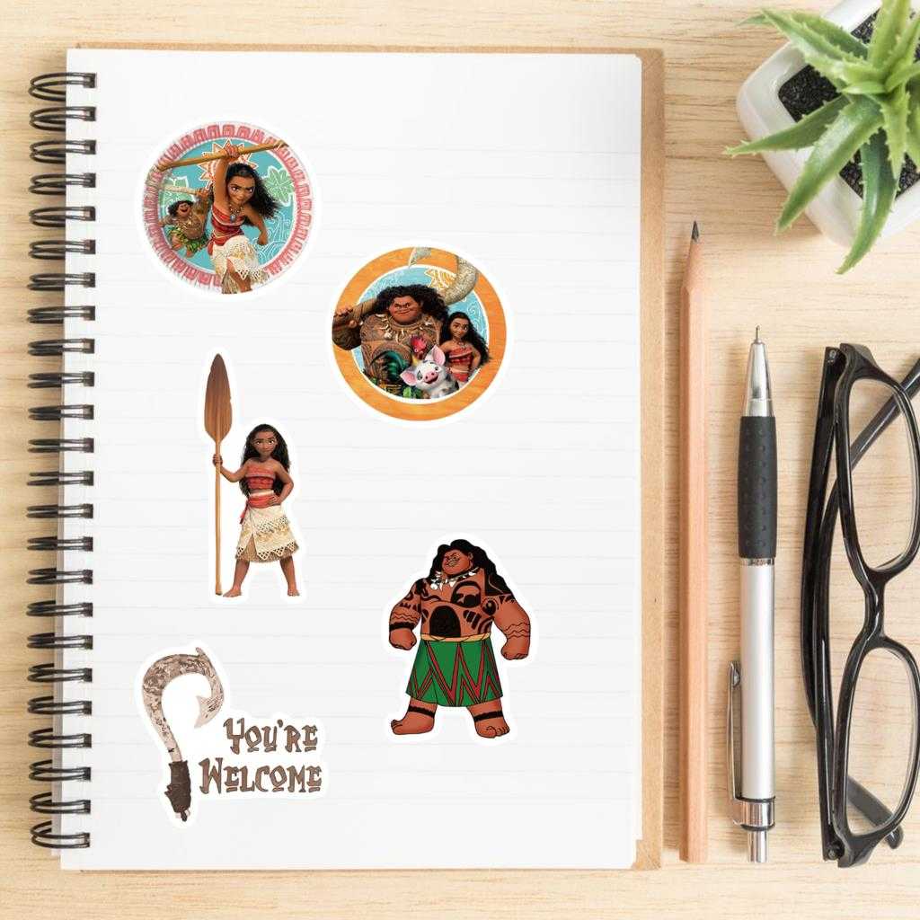 Disney Moana Cartoon Stickers