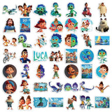 Disney Movie Luca Stickers for Luggage Motorcycle Skateboard Guitar Car Cool Waterproof Graffiti Sticker Kids Toy