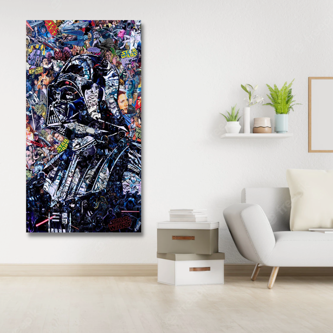 Disney Star Wars Poster Darth Vader Leinwand-Wandkunst