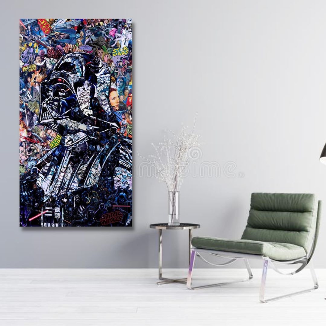 Disney Star Wars Poster Darth Vader Leinwand-Wandkunst