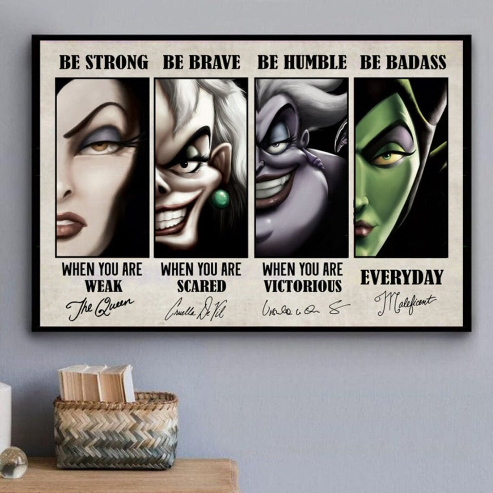 Affiche d'art mural Disney Villain Evil Queen