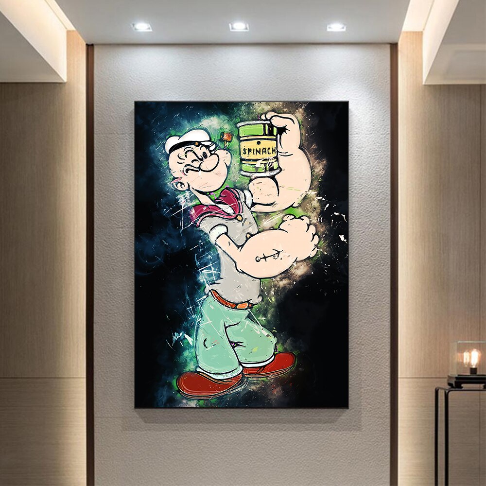 Disney-Wandkunst, Popeye-Leinwandkunst