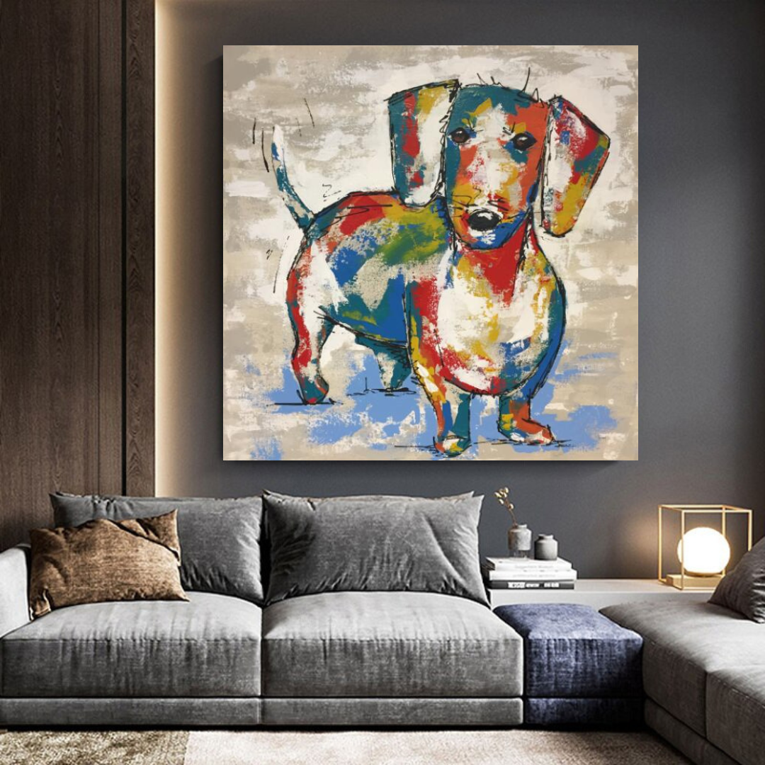 Dog Canvas Wall Art