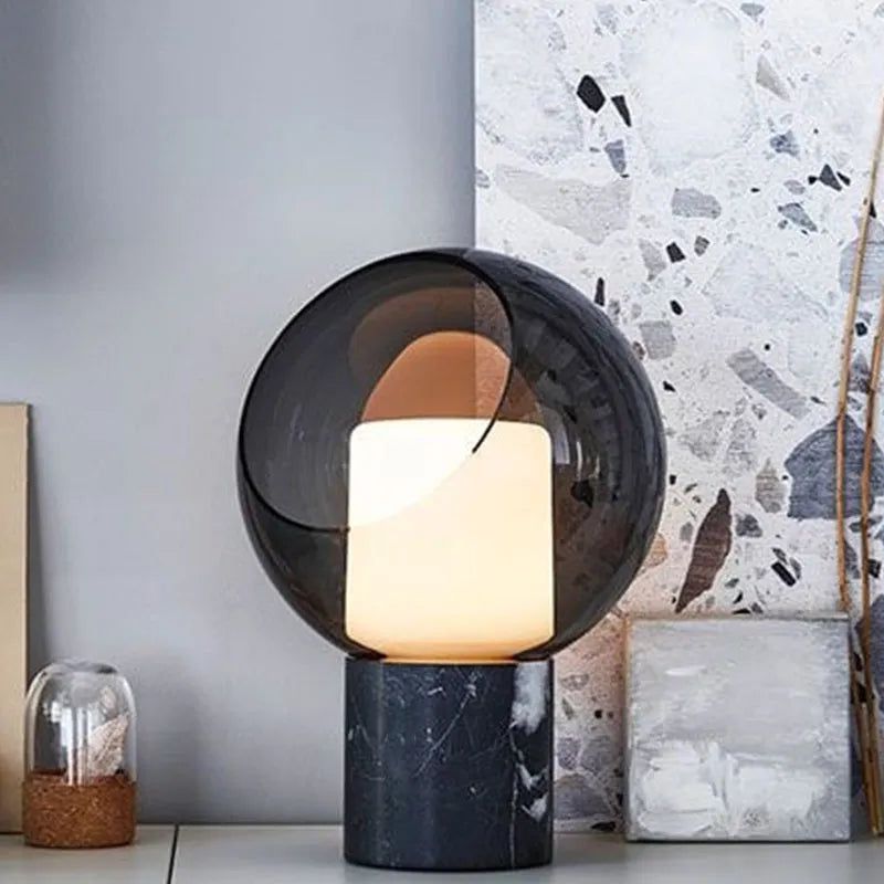 Dome Evedal Glass Table Lamp